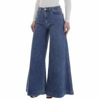 Damen Bootcut Jeans von Laulia - blue