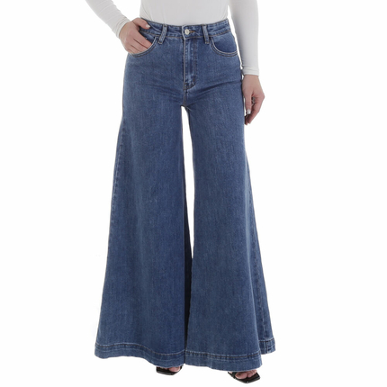 Damen Bootcut Jeans von Laulia Gr. XL/42 - blue