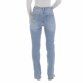 Damen High Waist Jeans von Laulia - blue