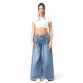 Damen High Waist Jeans von Laulia - blue