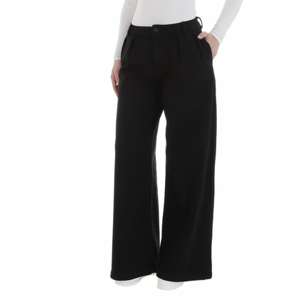 Damen High Waist Jeans von Laulia - black
