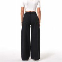 Damen High Waist Jeans von Laulia - black