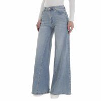 Damen Bootcut Jeans von Laulia - blue