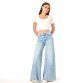Damen Bootcut Jeans von Laulia - blue