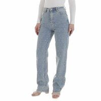 Damen High Waist Jeans von Laulia - blue