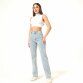 Damen High Waist Jeans von Laulia - blue