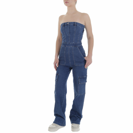 Damen Langer Jumpsuit von Laulia - blue