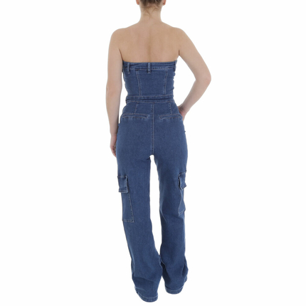 Damen Langer Jumpsuit von Laulia - blue