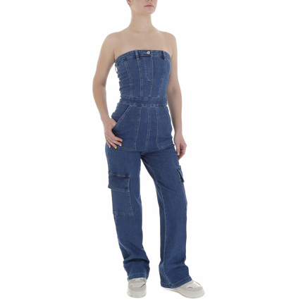 Damen Langer Jumpsuit von Laulia - blue