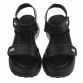 Damen Keilsandaletten - black