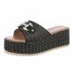Damen Keilsandaletten - black