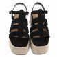 Damen Keilsandaletten - black
