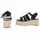 Damen Keilsandaletten - black