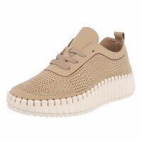 Damen Low-Sneakers - apricot
