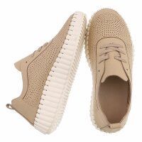 Damen Low-Sneakers - apricot