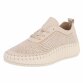 Damen Low-Sneakers - beige Gr. 40