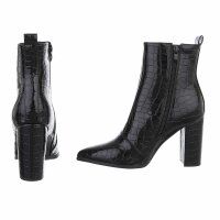 Damen High-Heel Stiefeletten - blackstone