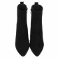 Damen High-Heel Stiefeletten - blacksuede