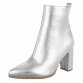 Damen High-Heel Stiefeletten - silver