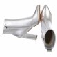 Damen High-Heel Stiefeletten - silver