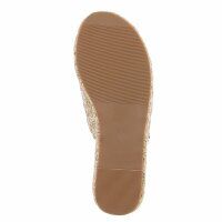 Damen Keilsandaletten - beige