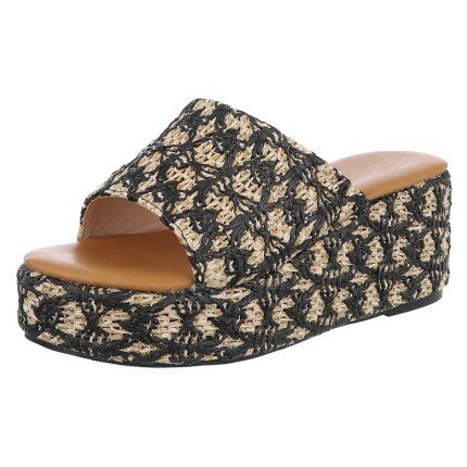 Damen Keilsandaletten - black