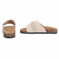 Damen Pantoletten - beige