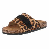 Damen Pantoletten - leopard