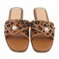 Damen Pantoletten - leopard