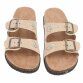 Damen Pantoletten - beige