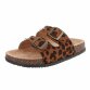 Damen Pantoletten - leopard