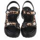 Damen Keilsandaletten - leopard