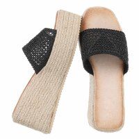 Damen Keilsandaletten - black