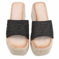 Damen Keilsandaletten - black