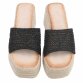 Damen Keilsandaletten - black