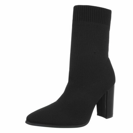 Damen High-Heel Stiefeletten - black Gr. 41