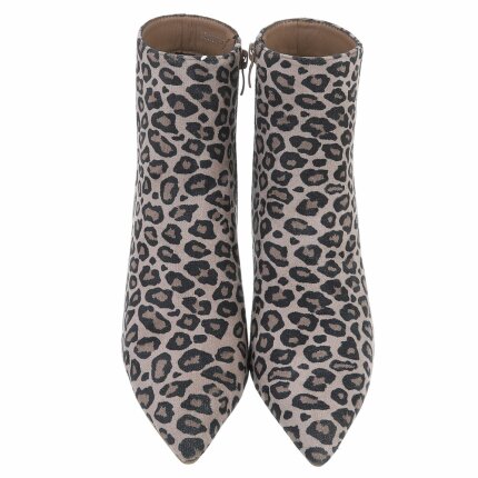 Damen Klassische Stiefeletten - leopard