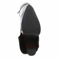 Damen High-Heel Stiefel - brownpu