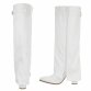 Damen High-Heel Stiefel - whitepu