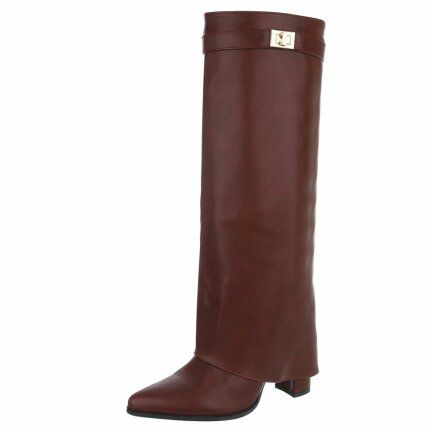 Damen High-Heel Stiefel - winepu Gr. 41