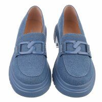 Damen Slipper - jeansblue