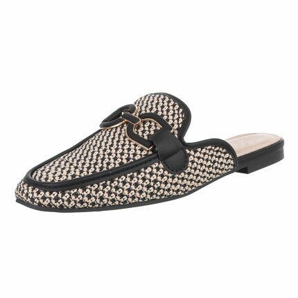 Damen Flache Sandalen - black