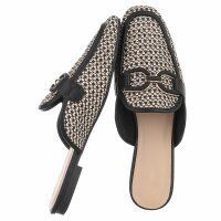 Damen Flache Sandalen - black