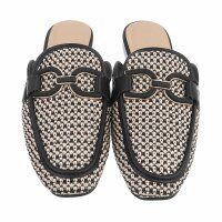 Damen Flache Sandalen - black