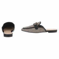 Damen Flache Sandalen - black