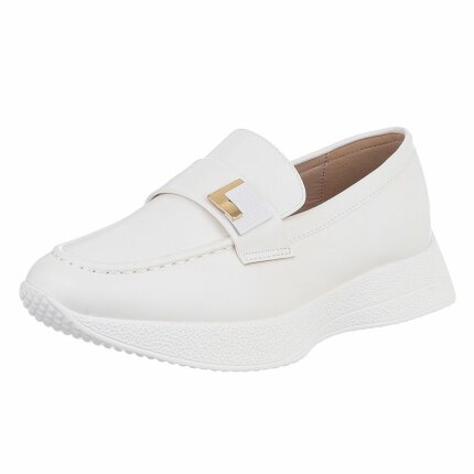 Damen Slipper - white Gr. 38