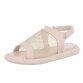 Damen Flache Sandalen - beige Gr. 40