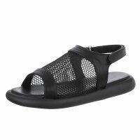 Damen Flache Sandalen - black