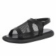 Damen Flache Sandalen - black Gr. 39