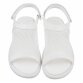Damen Flache Sandalen - white